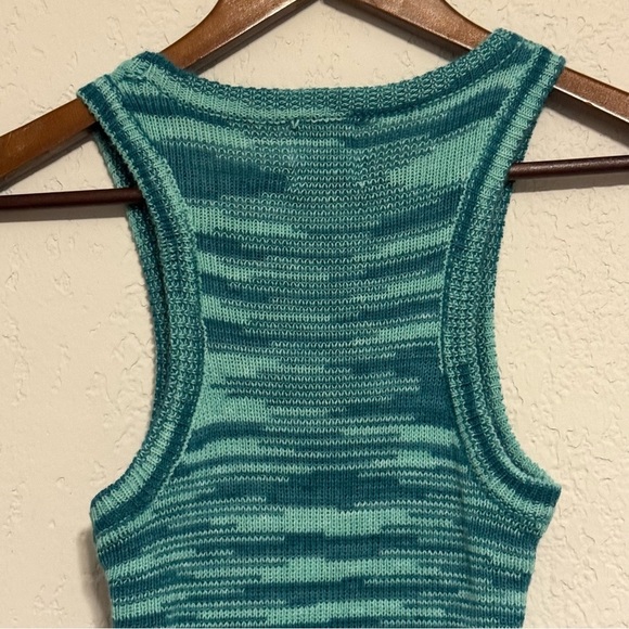 Women's Princess Polly Turquoise Knit Elish Mini Dress - Picture 8 of 9